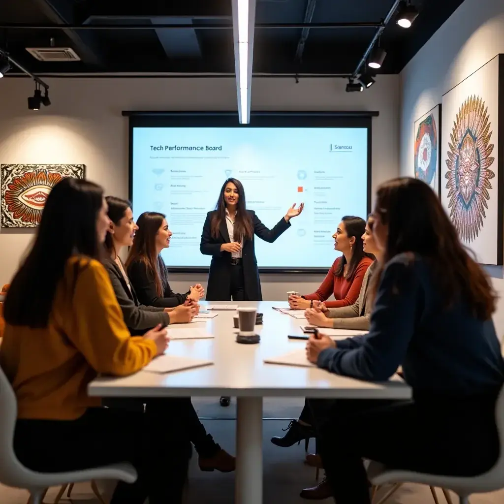 Modern geometric design